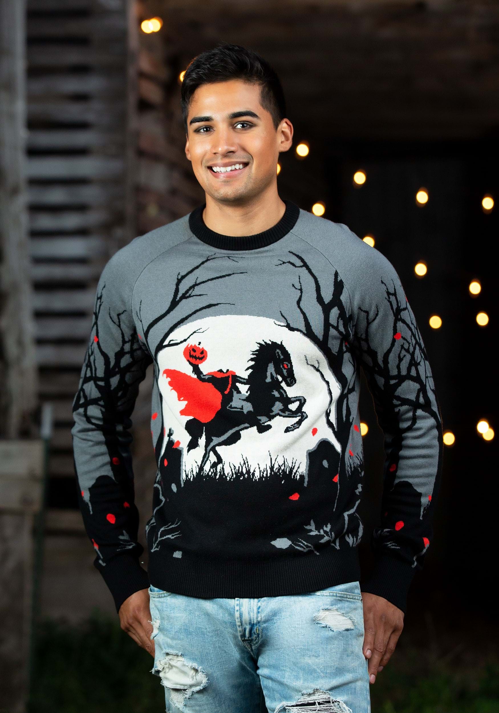 Horse Man Ugly Christmas Sweater 