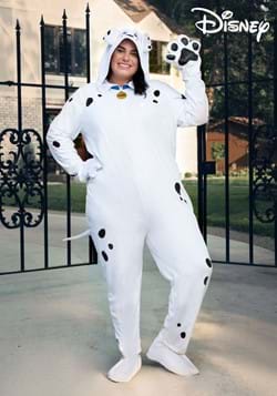 Women's Plus Size 101 Dalmatians Perdita Costume Onesie-2