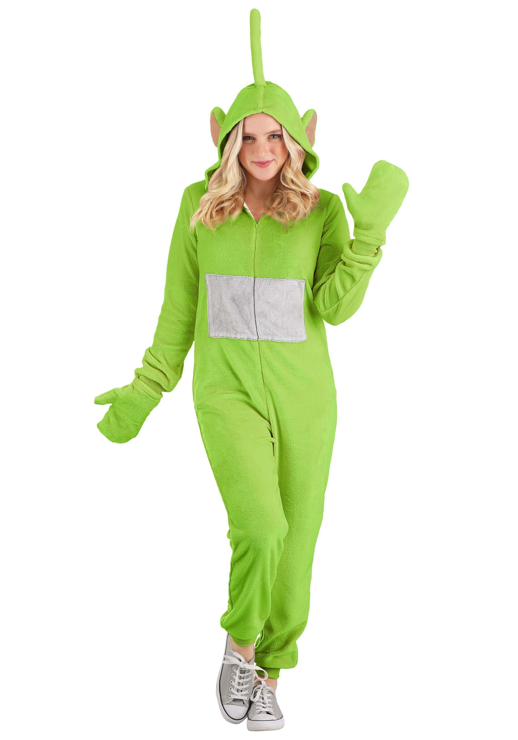 Photos - Fancy Dress FUN Costumes Teletubbies Dipsy Jumpsuit Costume Adult Size | Teletubbies O