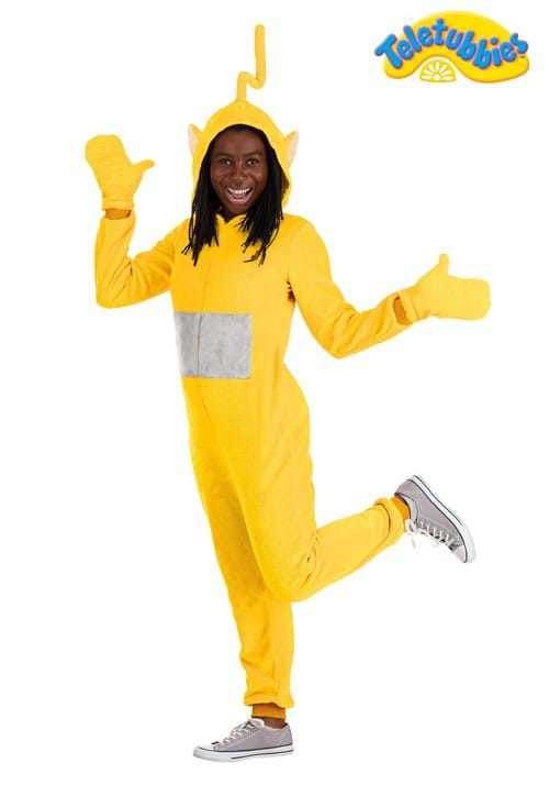 Teletubbies Laa-Laa Jumpsuit Adult Costume