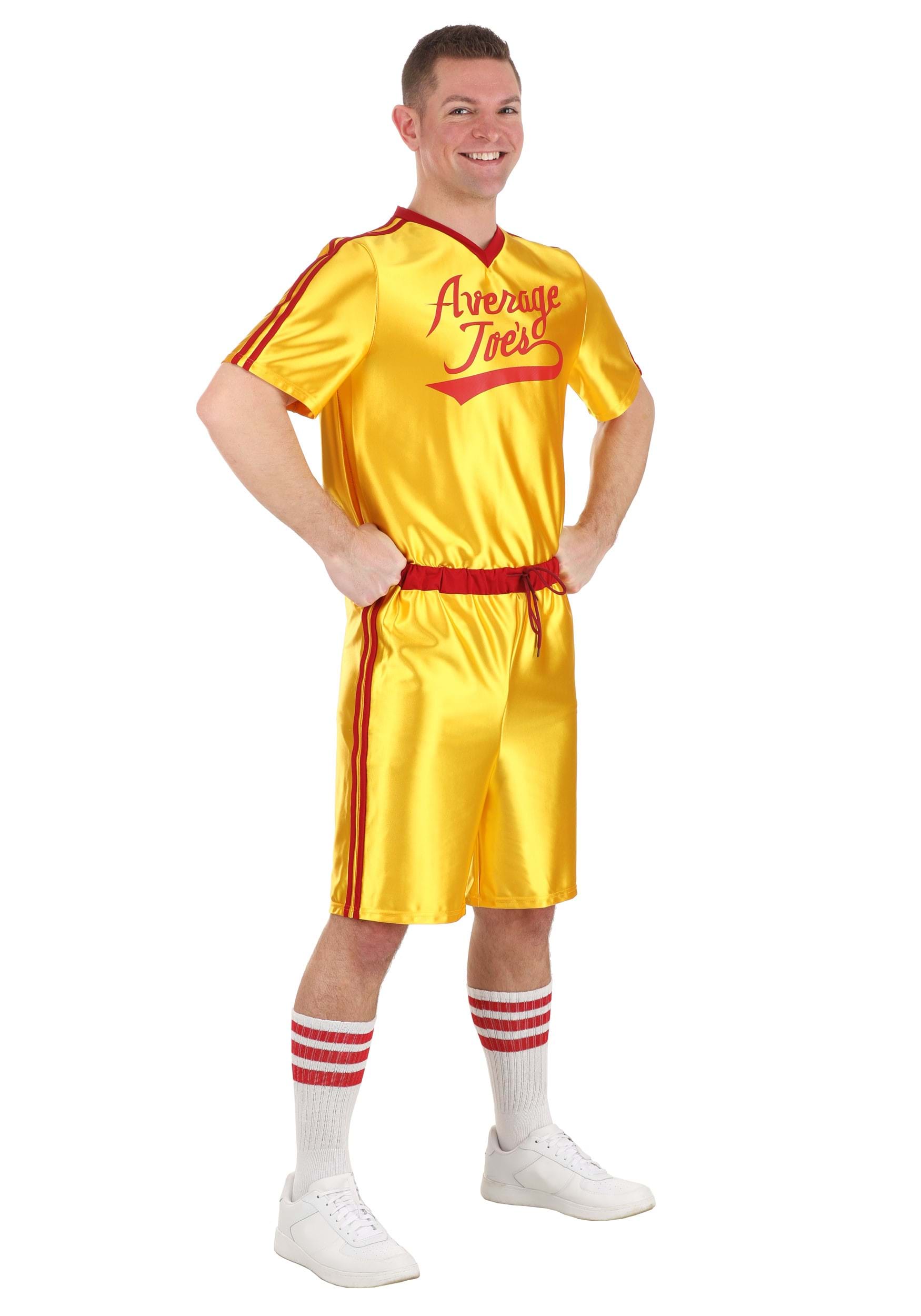 Photos - Fancy Dress FUN Costumes Dodgeball Average Joe's Adult Costume Orange/Red FUN2839A