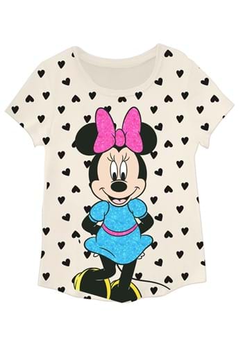 Girls Minnie Front Back Tee