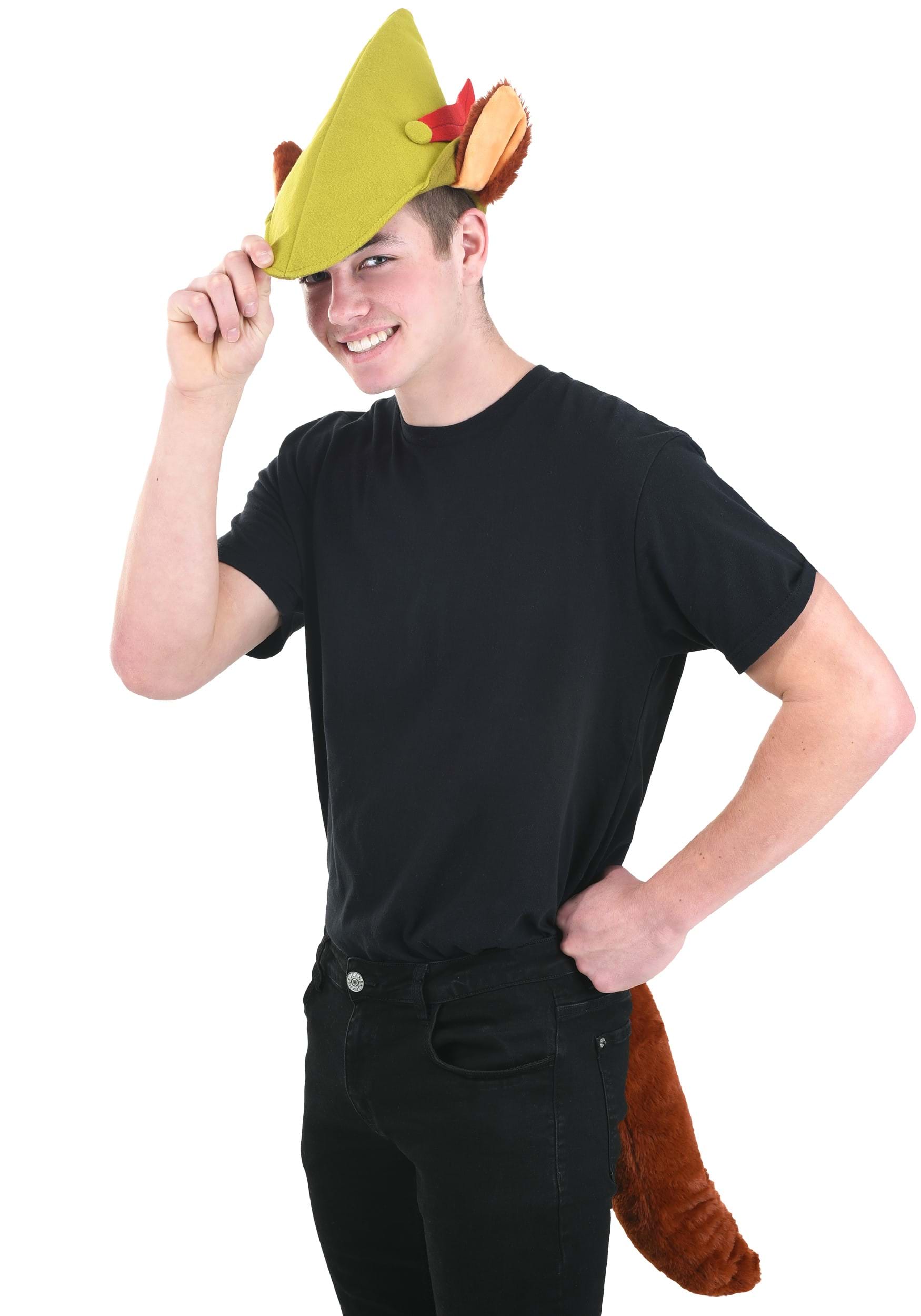 Disneys Robin Hood Costume Hat & Tail Kit