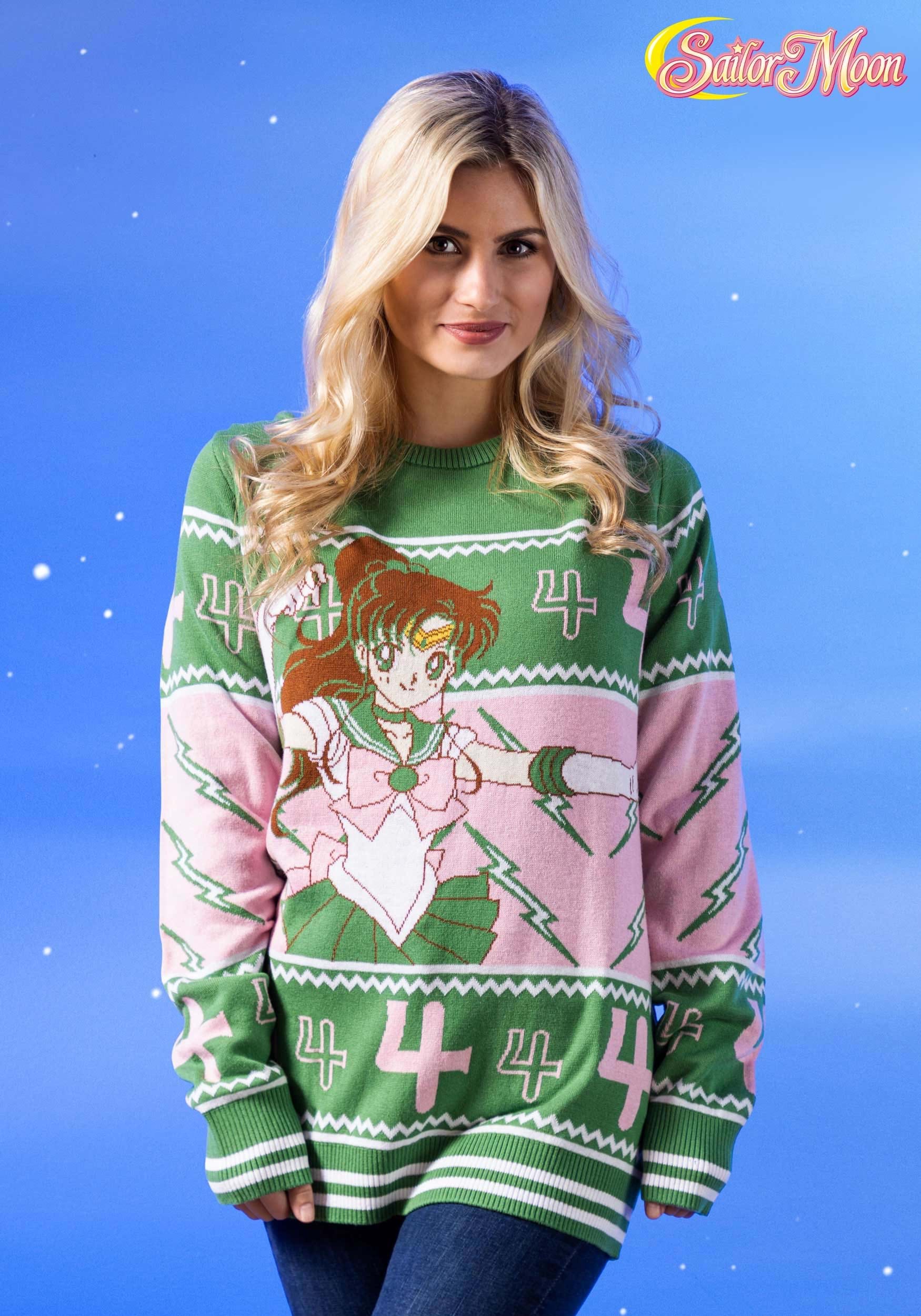 Irónico Conveniente falta Sailor Jupiter Adult Sweater