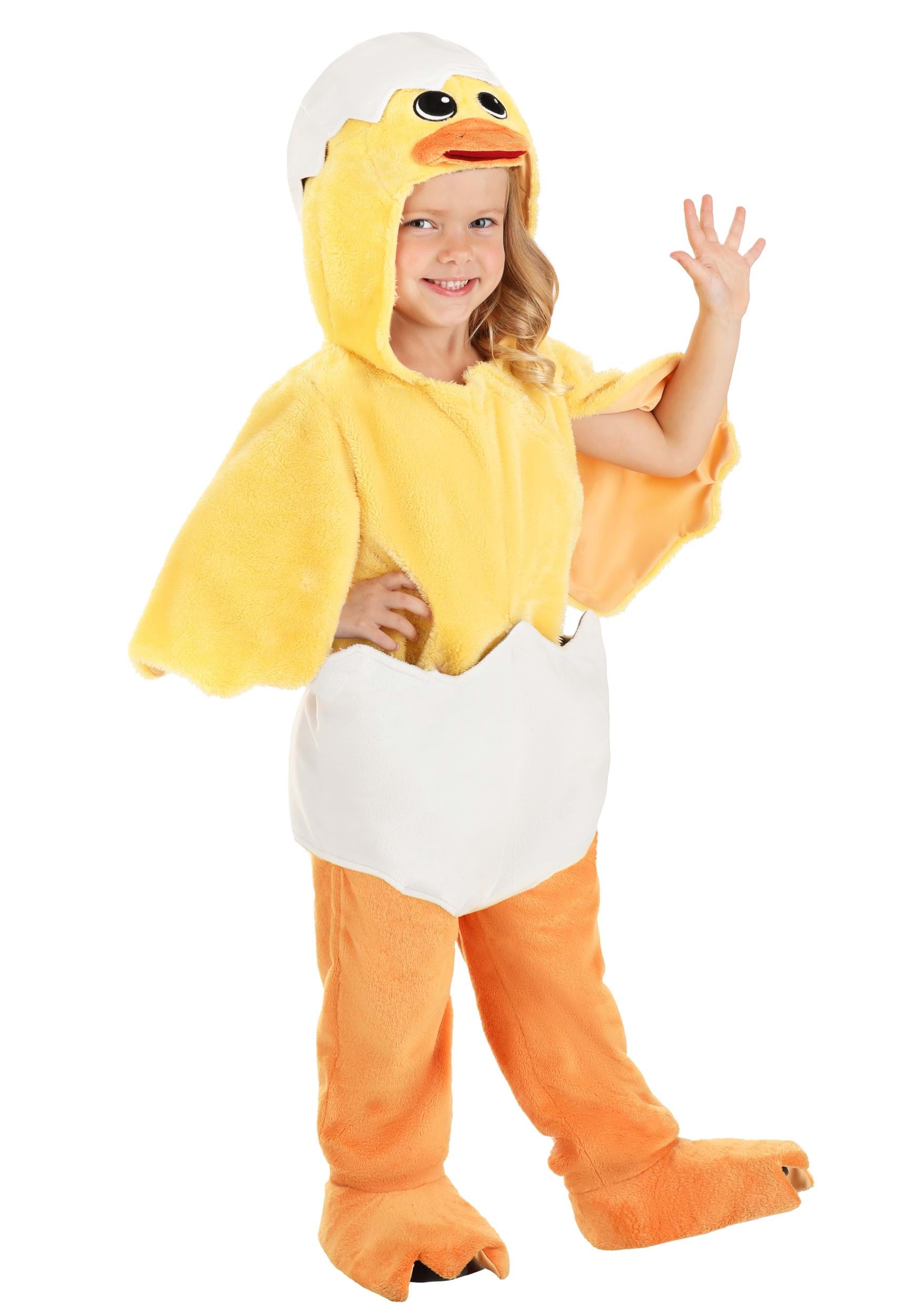 Photos - Fancy Dress Toddler FUN Costumes Hatching Duck Costume for Toddlers | Farm Animal Costumes Whi 