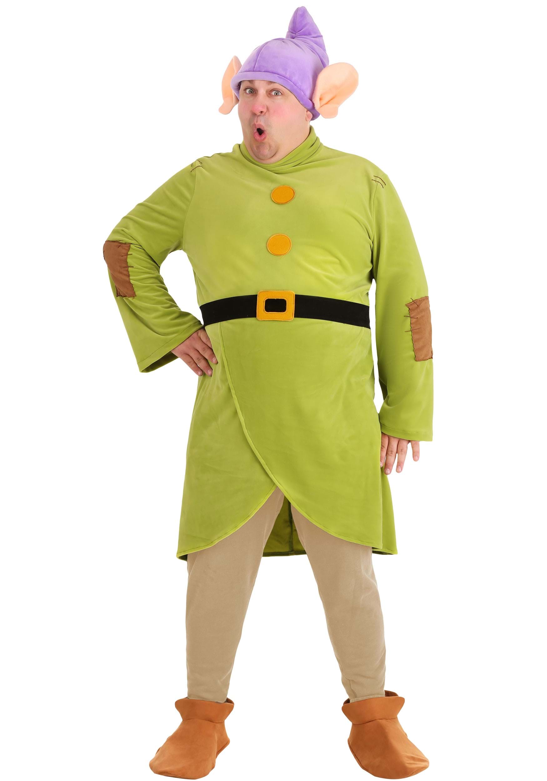 Photos - Fancy Dress FUN Costumes Plus Size Snow White Dopey Costume for Adults Black/Green