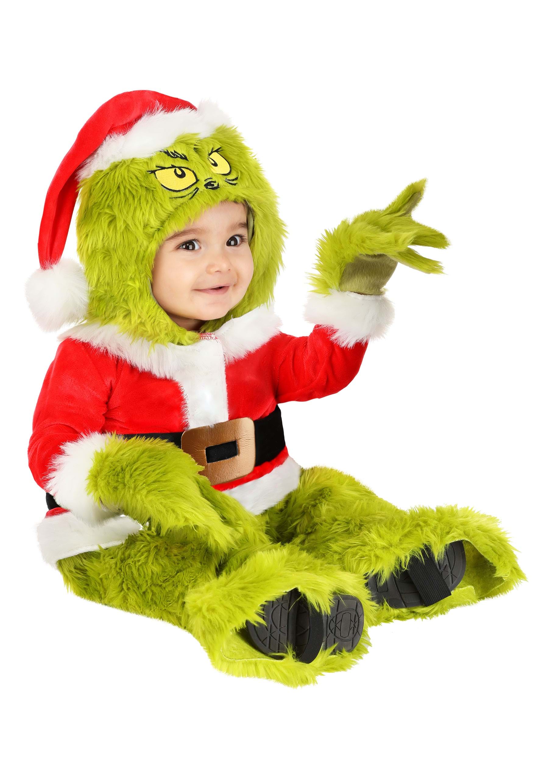 Grinch Santa Claus Costume for Infants