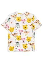 Disney Pooh Gang Balloons AOP Tee Unisex Tee Alt 1