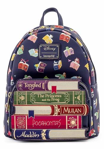 Loungefly Disney Princess Books AOP Mini Backpack