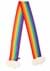 Rainbow Plush Scarf with Hidden Pocket Alt 1