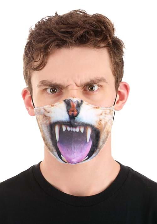 Adult Lion Sublimated Face Mask