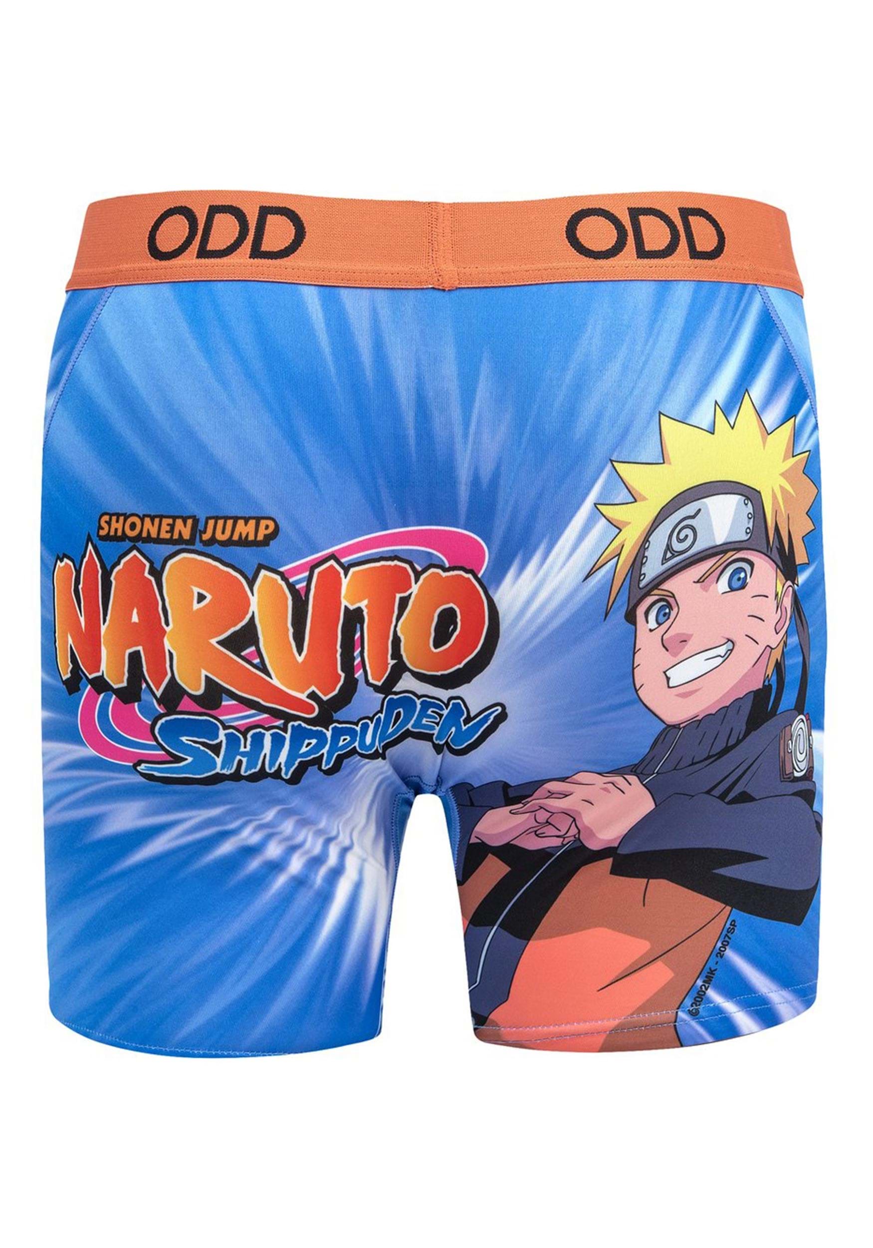 NWT Mens Naruto Boxer Briefs Underwear Guy Adult 2X 2XL OFFICIALLY LICENSED  NEW