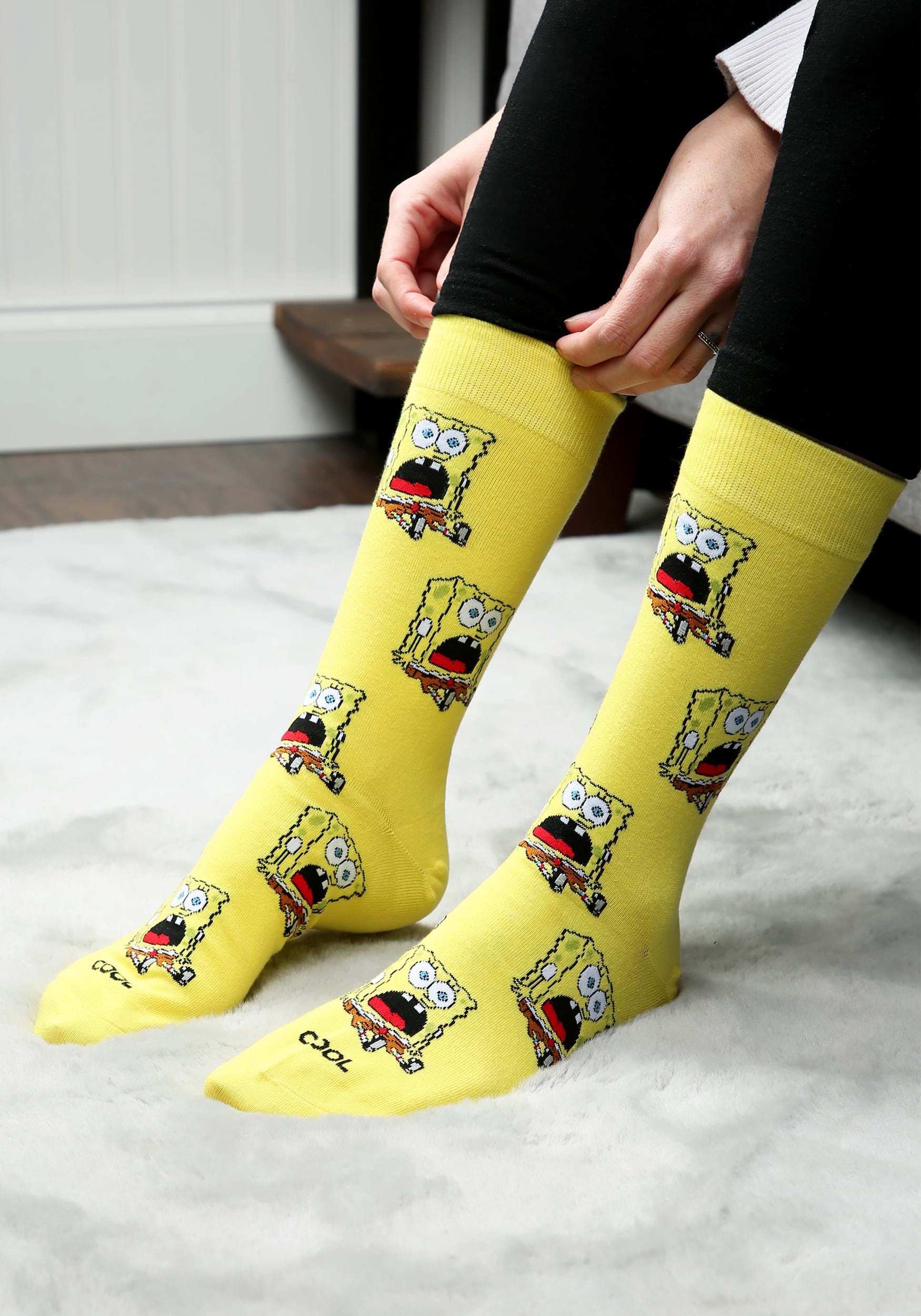 SpongeBob Graphic Ankle Socks - 3 Pack