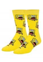 Surprised Spongebob Crew Sock Alt 3