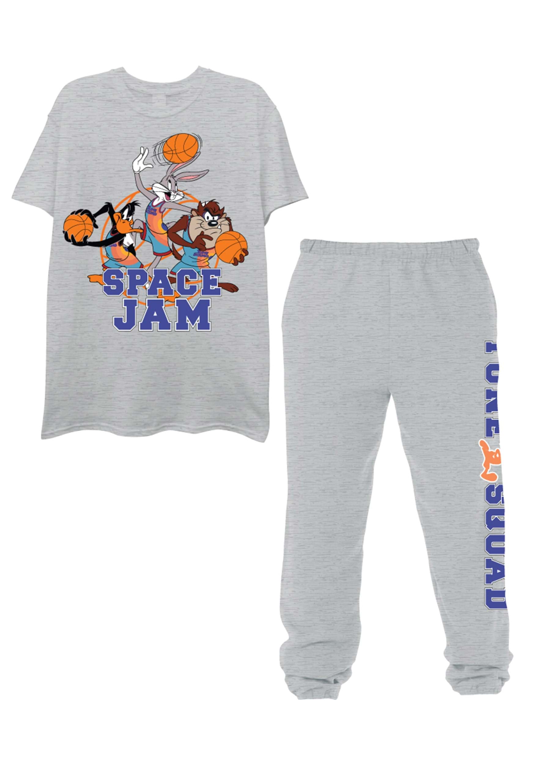 Space Jam Mens Tee and Jogger Set
