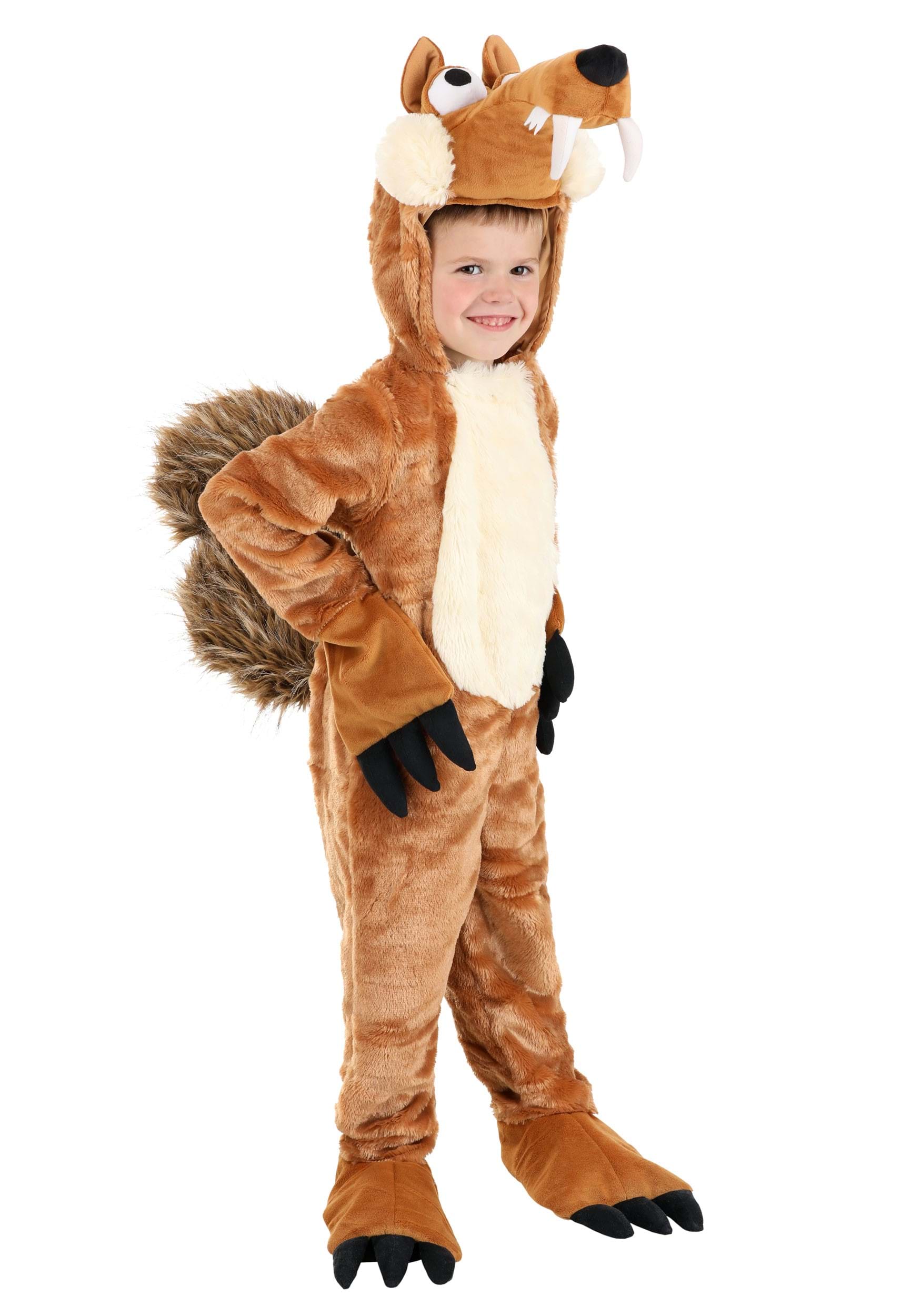 Photos - Fancy Dress Ice FUN Costumes  Age Scrat Costume Toddler's Size Black/Brown/Yell 