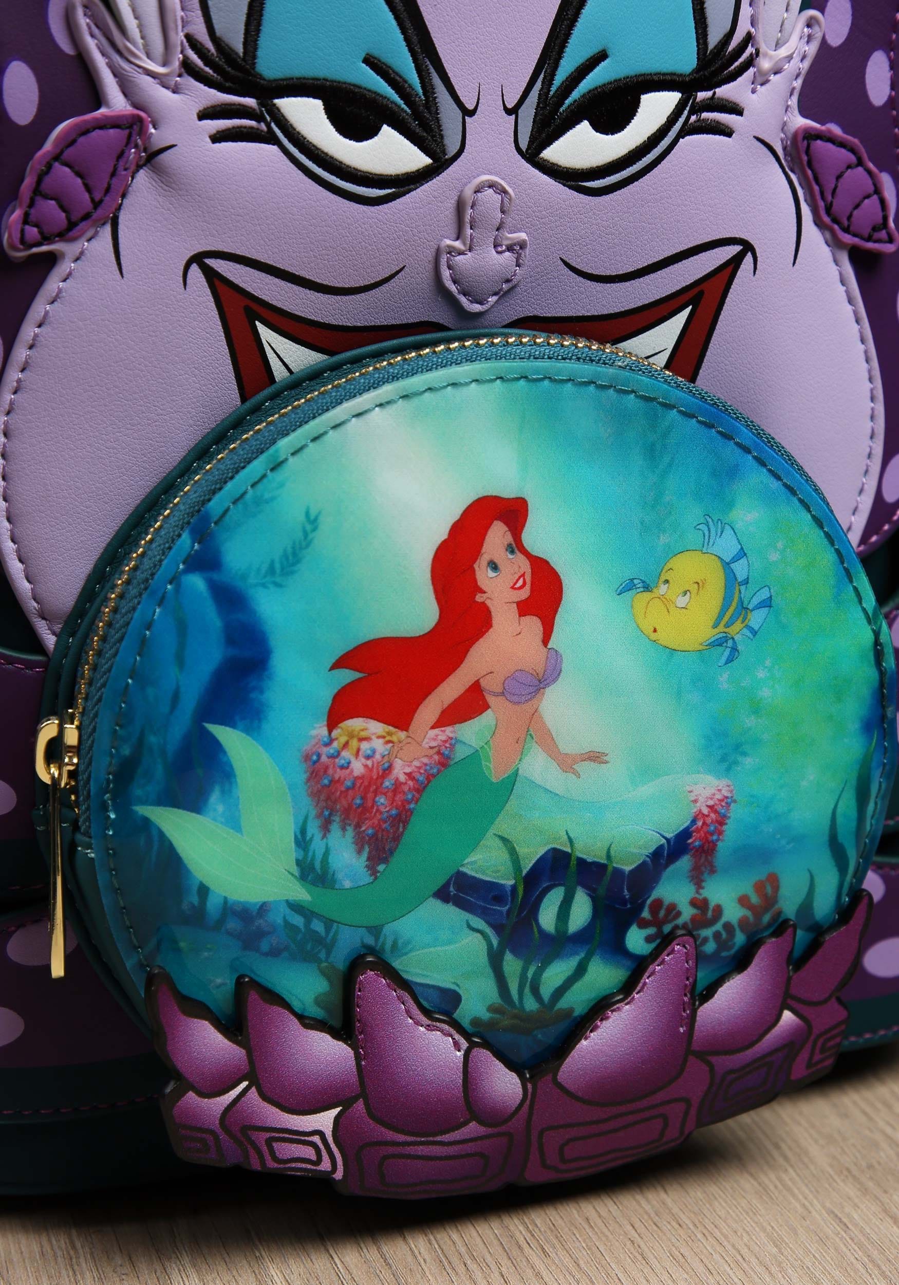 Loungefly Disney Villains Ursula Crystal Ball Little Mermaid Mini Backpack munimoro.gob.pe