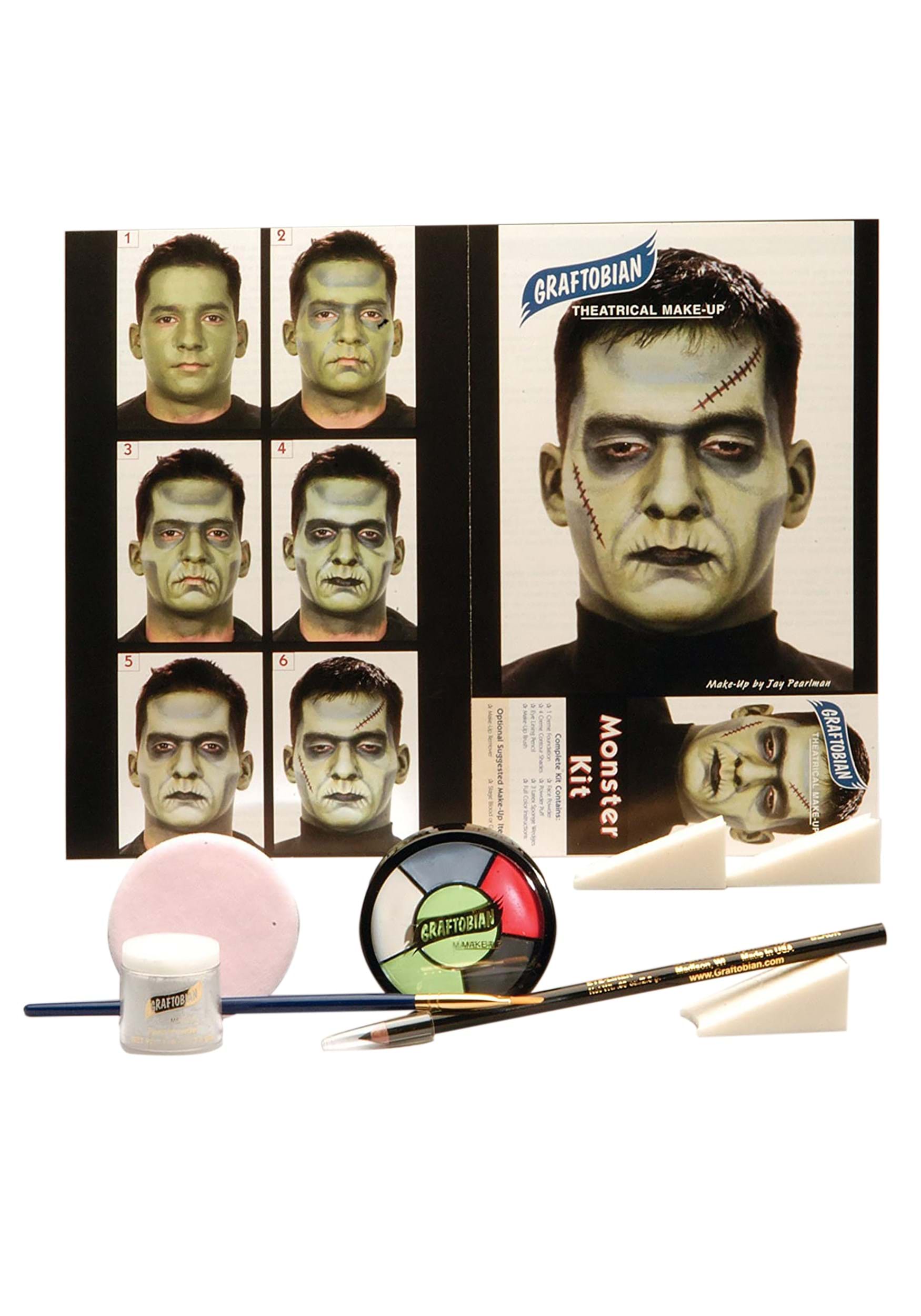 Deluxe Monster Graftobian Makeup Kit