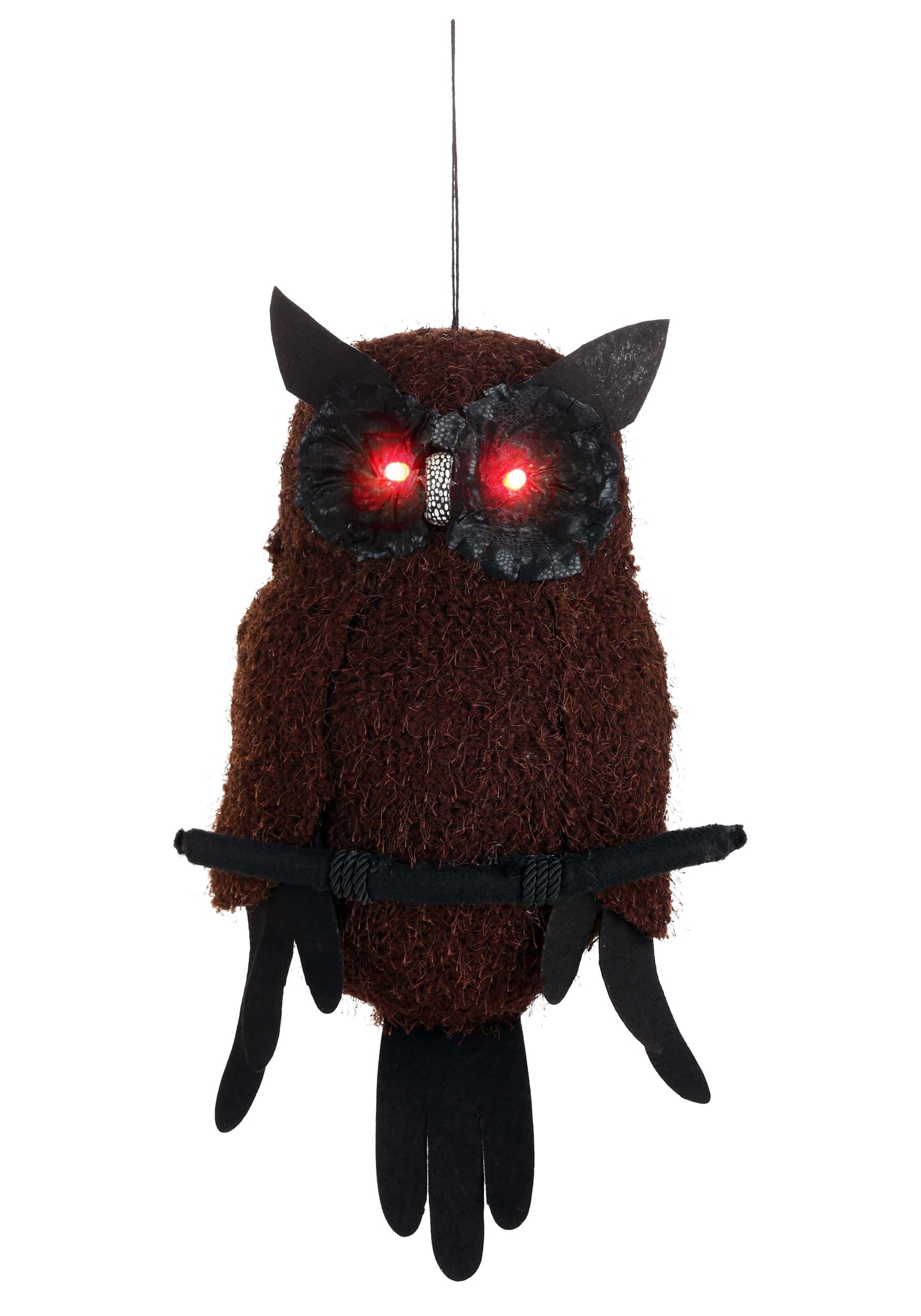 18" Large Light Up Owl Halloween Prop