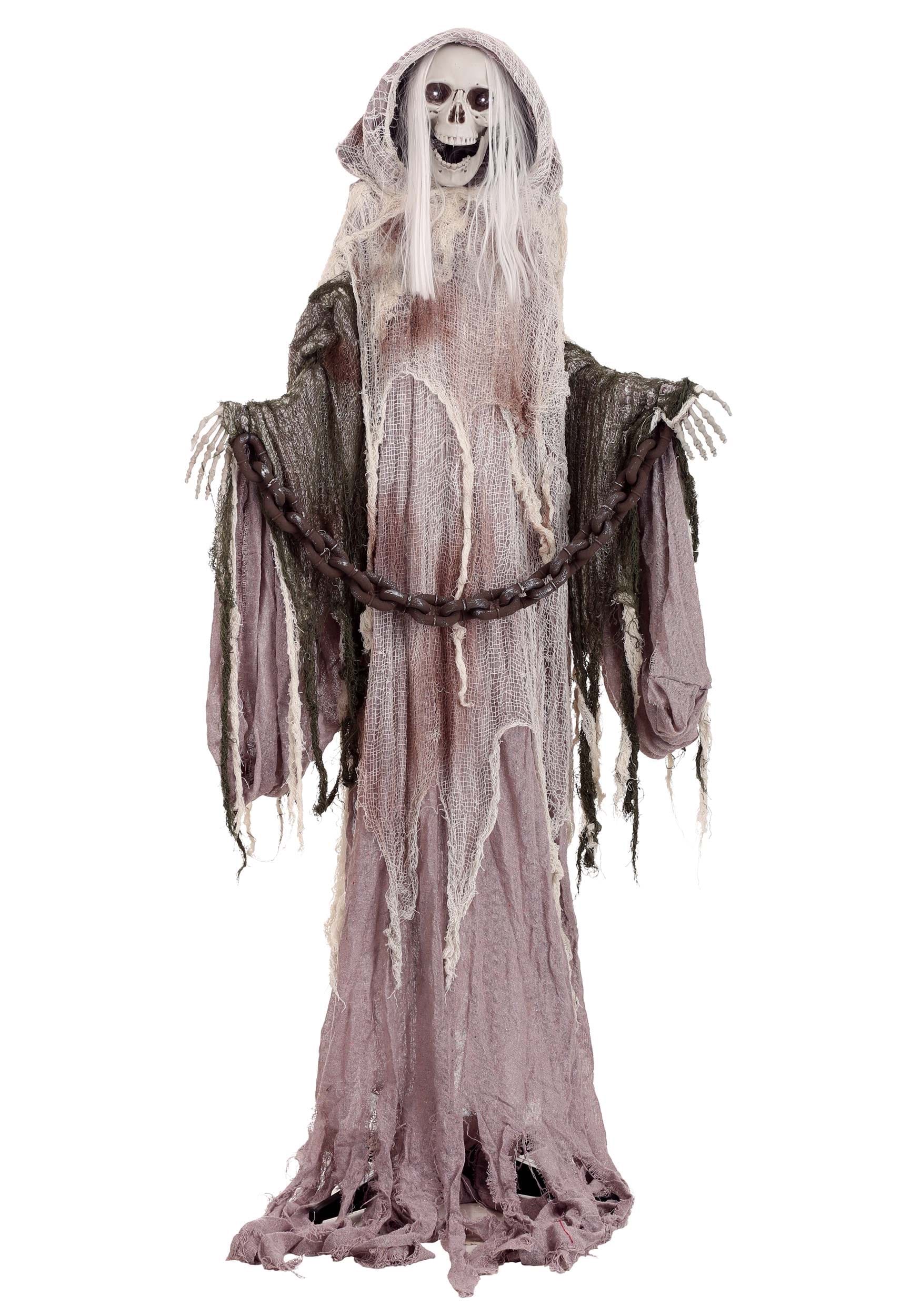 6 Foot Standing Ghoul Animatronic Decoration