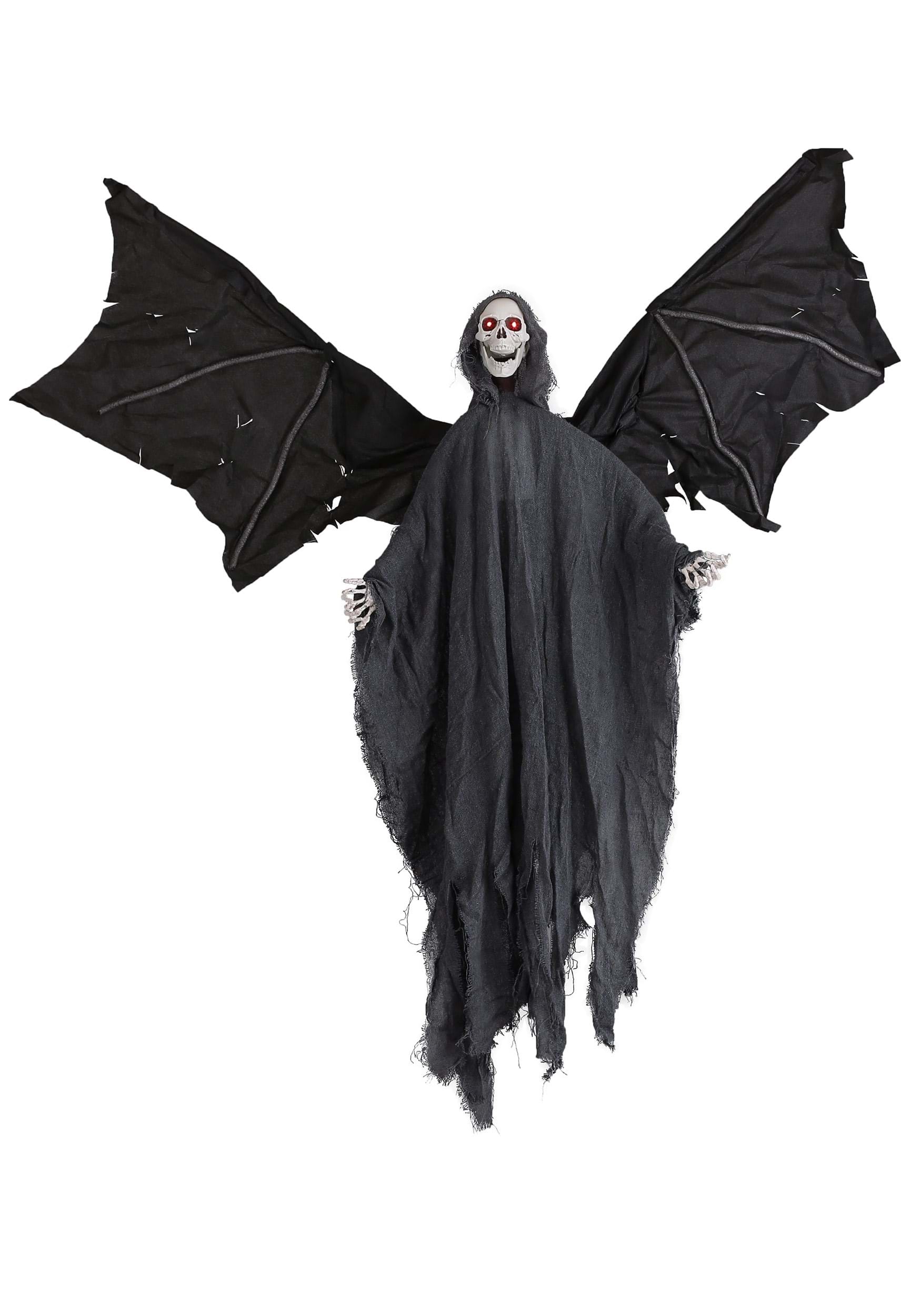 Photos - Other interior and decor FUN Costumes Animated Reaper Flying Decoration | Reaper Decorations Gray&#