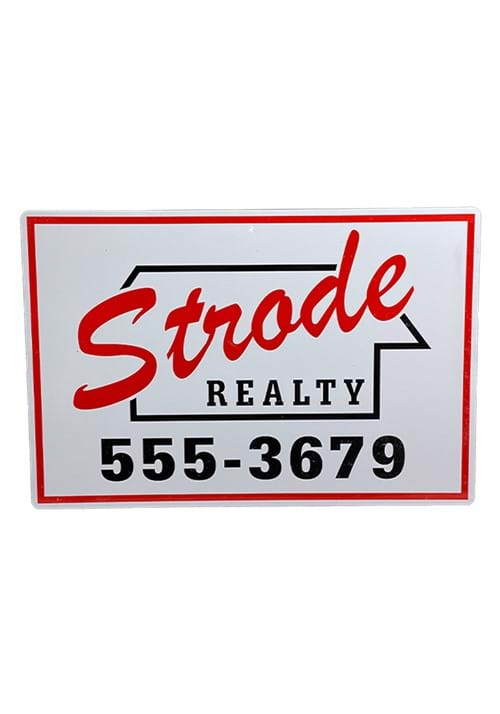 Halloween Strode Realty Metal Sign