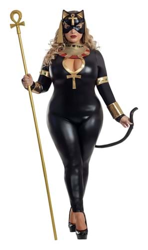 Plus Size Egyptian Catsuit Womens Costume