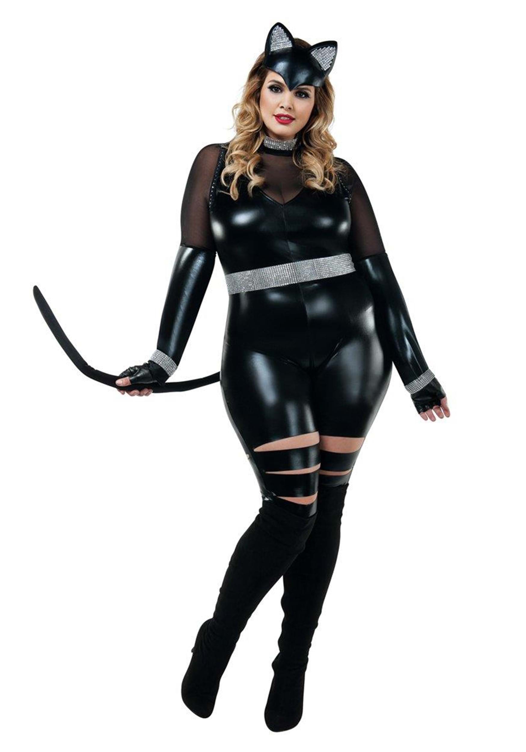 Plus Size Sexy Cat Burglar Costume for Women | Sexy Costumes