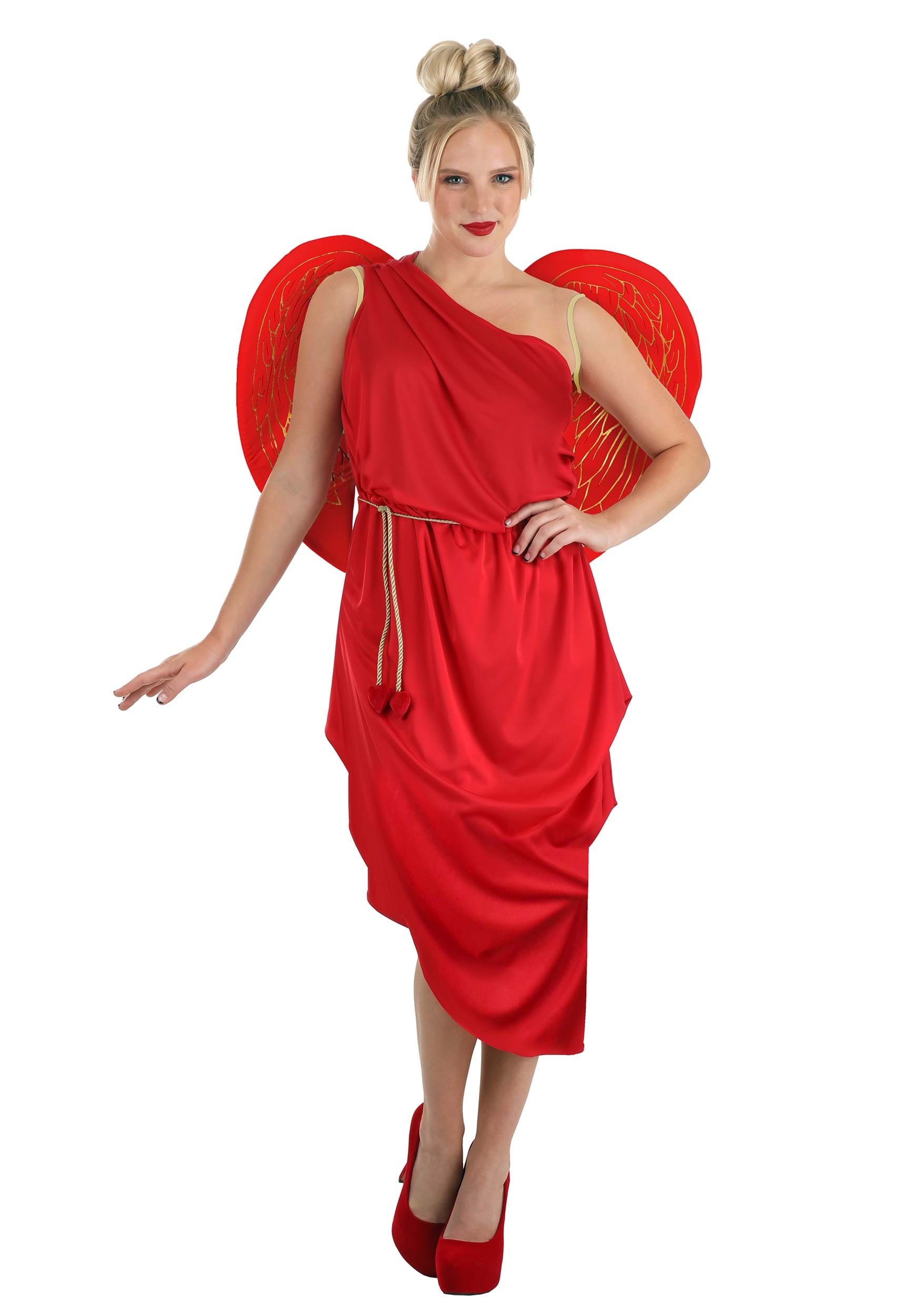 Photos - Fancy Dress FUN Costumes Women's Cupid Costume Brown/Red FUN3085AD