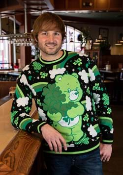 Good Luck Bear Care Bears St Patrick's Day Sweater Alt 1