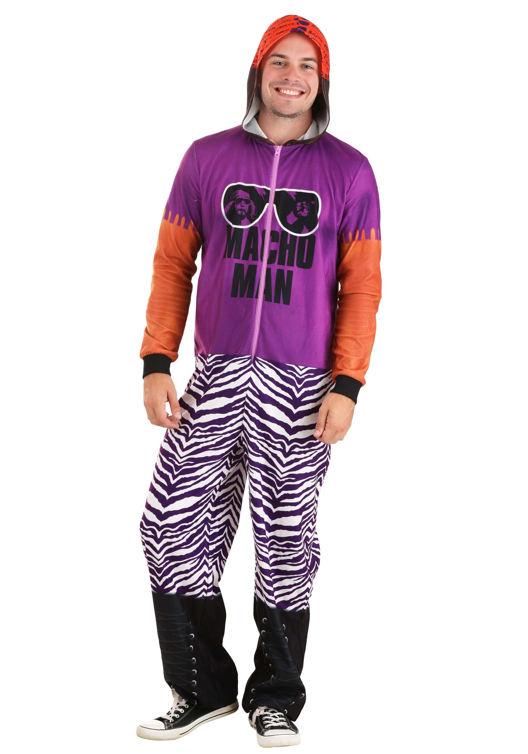 Adult WWE Macho Man Union Suit Onesie | WWE Costumes