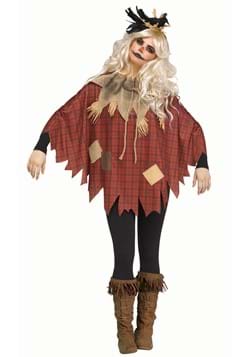 Womens Plus Size Scarecrow Poncho Costume