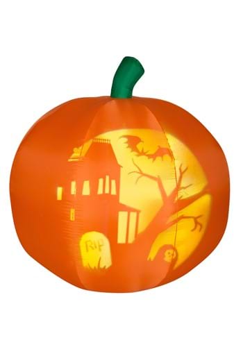 Inflatable Panoramic 4 Foot Projection Pumpkin