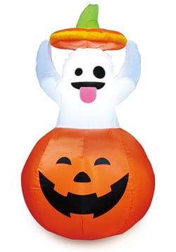 Inflatable 5ft Ghost in Pumpkin Decoration