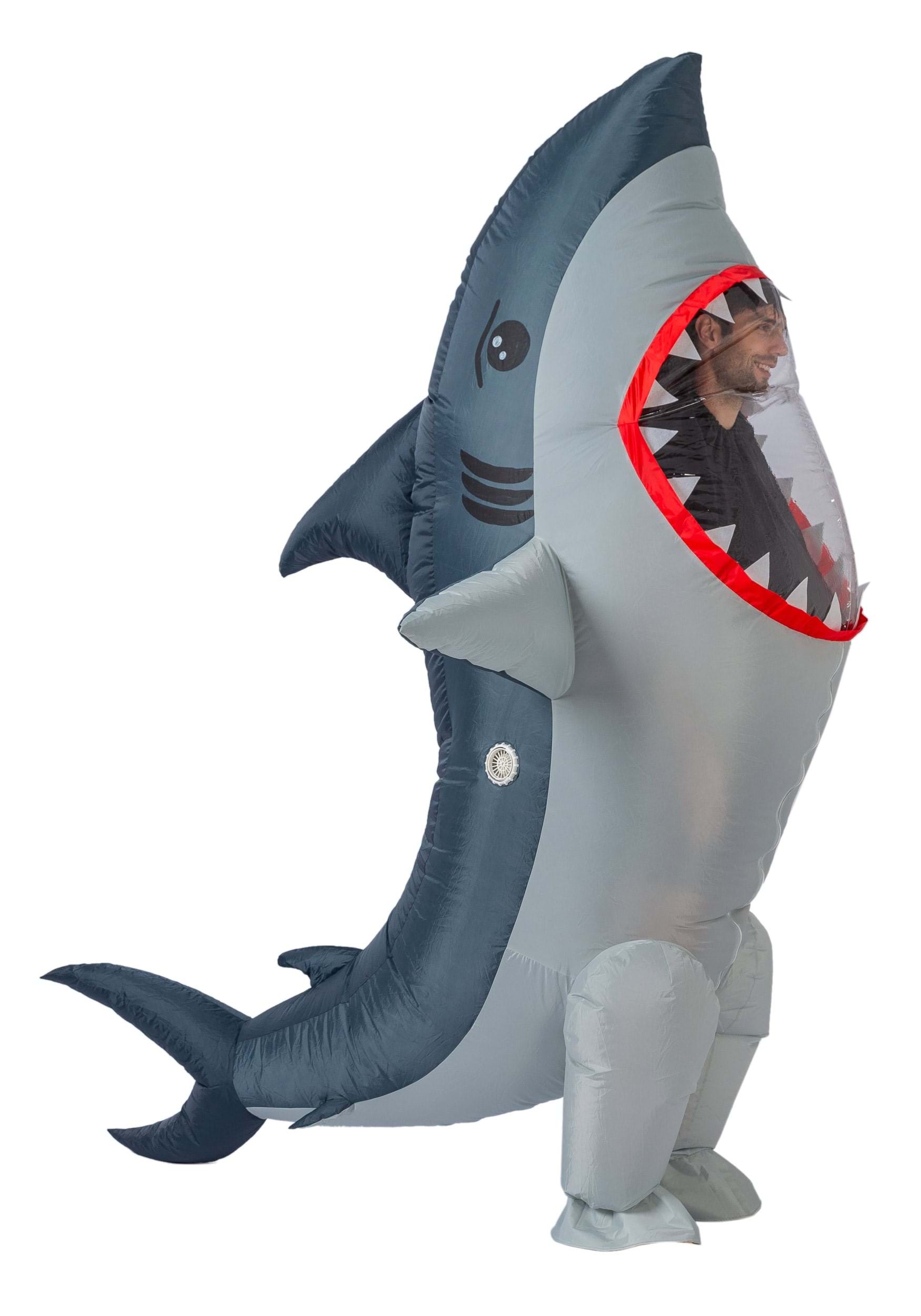 Inflatable Shark Adult Costume