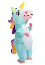 Inflatable Child Blue Unicorn Costume Alt 3