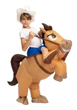 Child Inflatable Horse Ride-On Costume