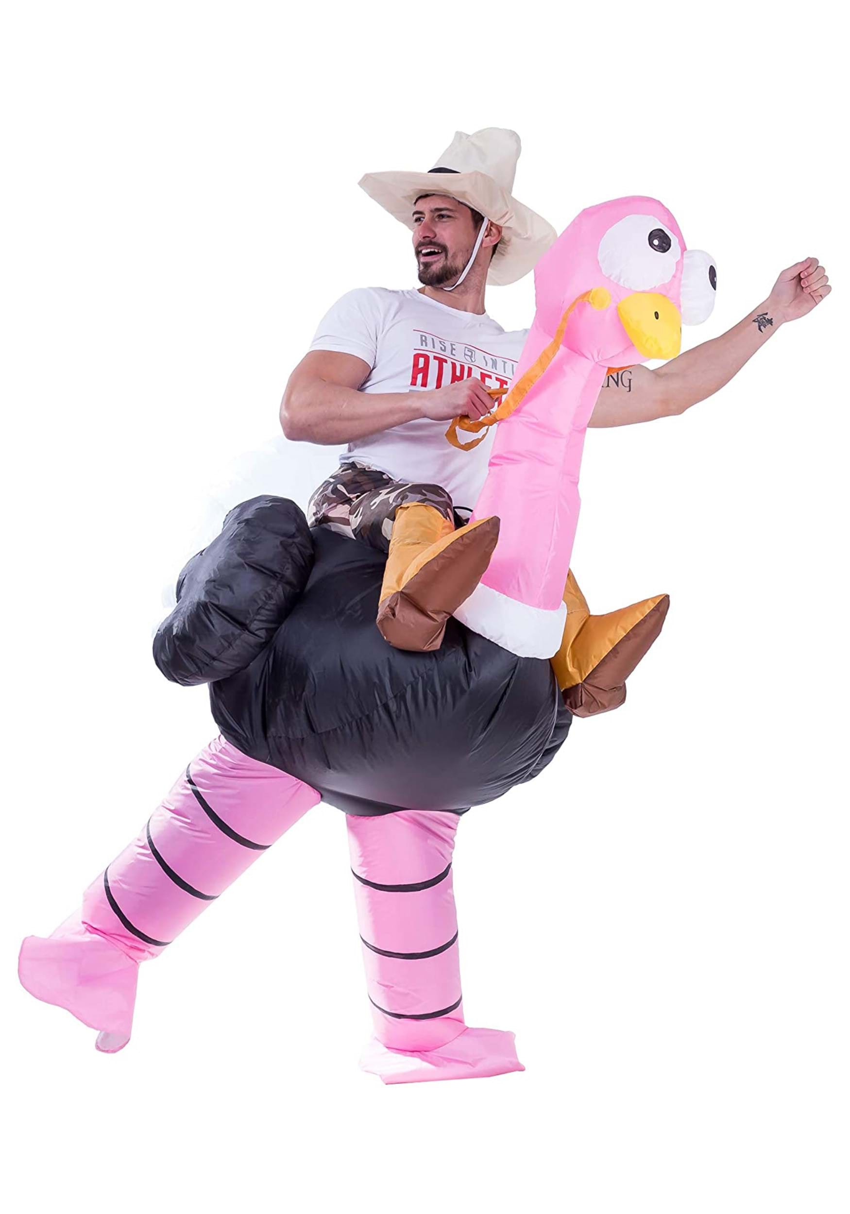 Adult Inflatable Ostrich Ride-On Costume