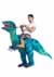 Inflatable Raptor Ride-On Adult Costume