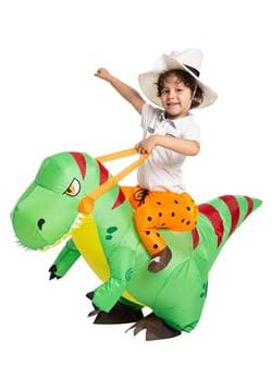 Inflatable Child T-Rex Ride-On Costume