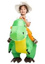 Inflatable Child T-Rex Ride-On Costume Alt 2