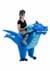 Inflatable Adult Blue Dragon Ride-On Costume Alt 3