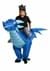 Inflatable Child Blue Dragon Ride-On Costume alt 2