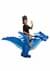 Inflatable Child Blue Dragon Ride-On Costume alt 4