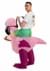 Inflatable Adult Flamingo Ride-On Costume Alt 1