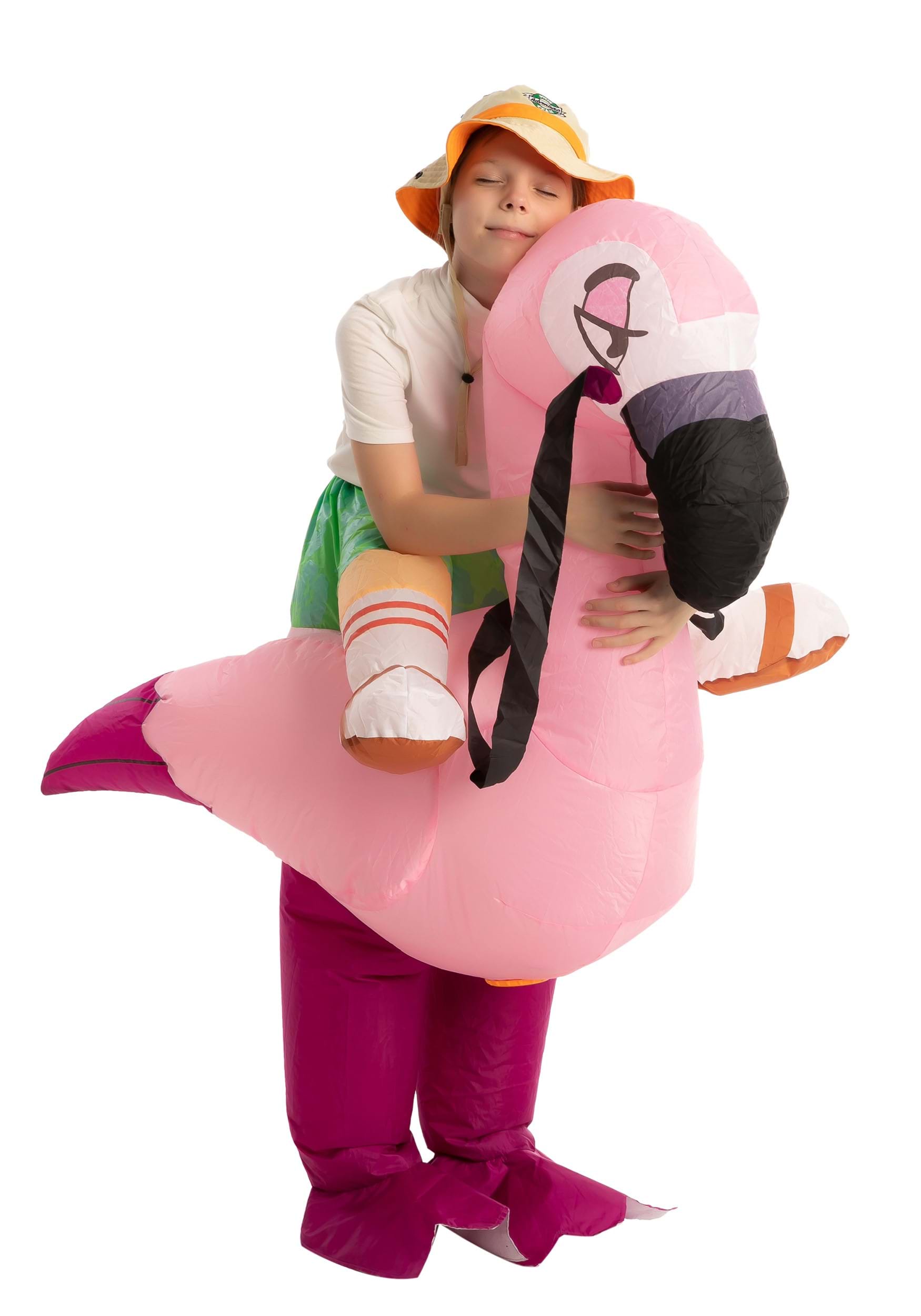 Kids Flamingo Ride-On Costume