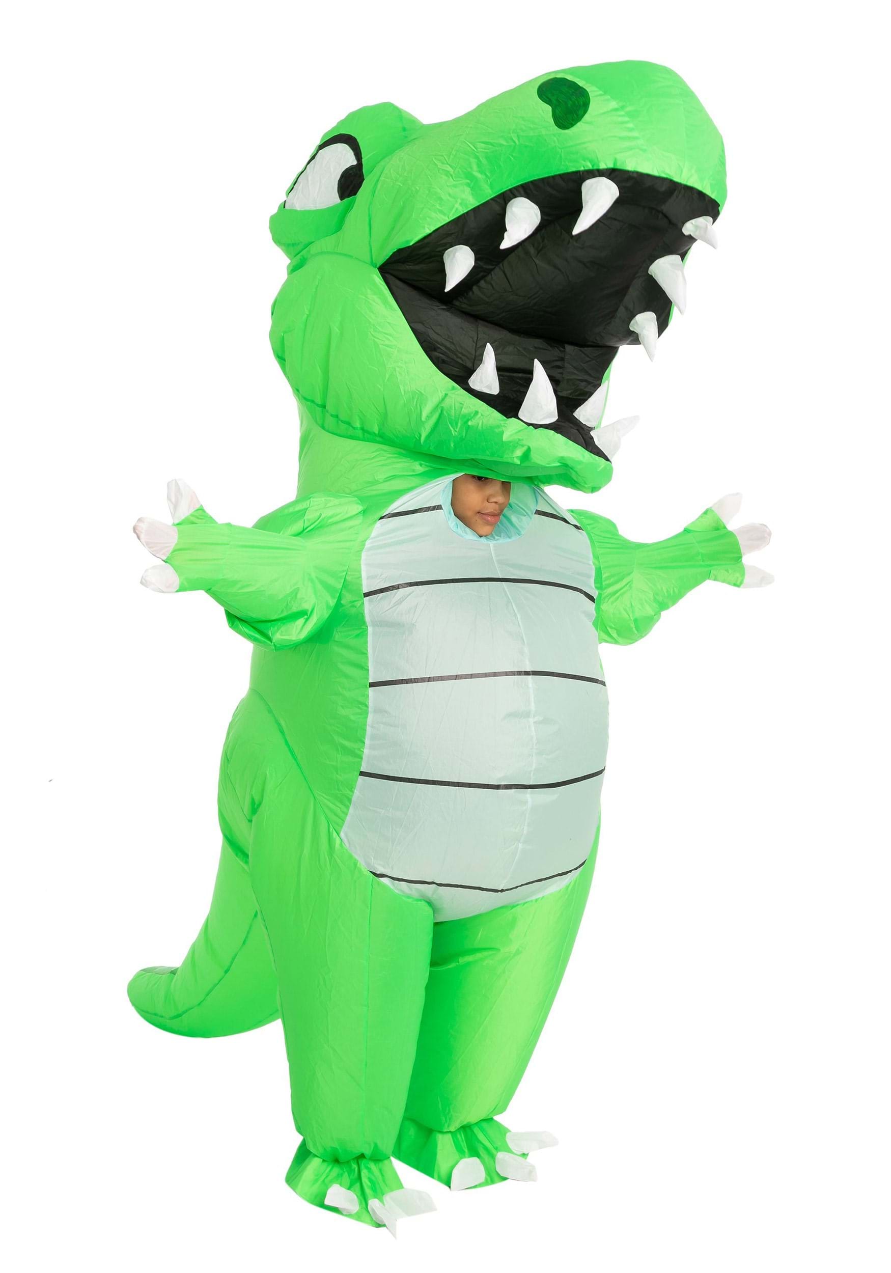 Adult Green Inflatable T-Rex Costume