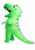 Child Green Inflatable Dinosaur Costume Alt 1