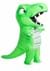 Child Green Inflatable Dinosaur Costume Alt 2