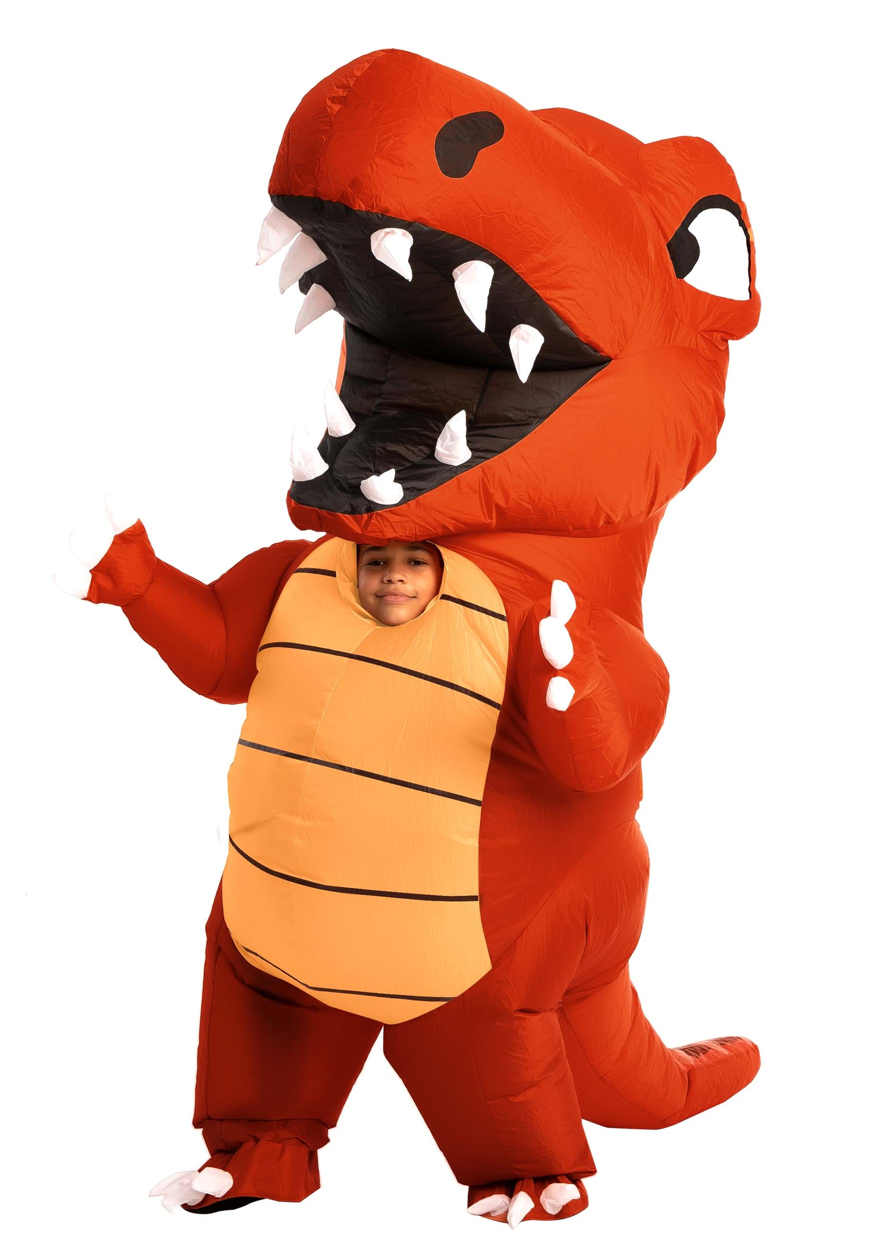 Inflatable Red Dino Child Costume